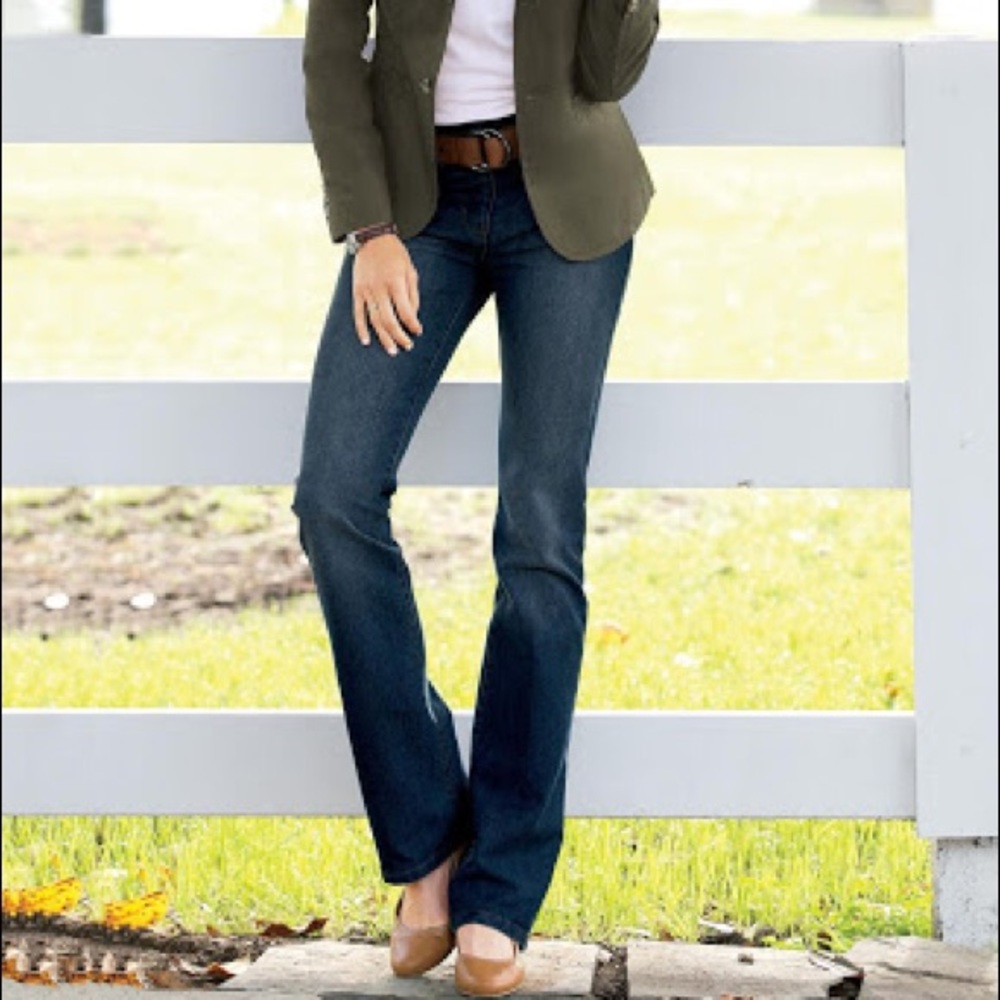 Joe’s Bootcut Slightly Distressed Blue Jean